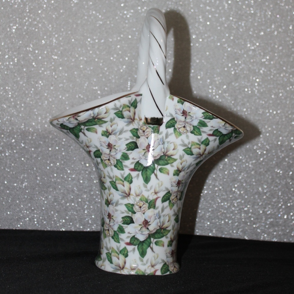 Formalities Dogwood Floral Basket Vase by Baum Bro